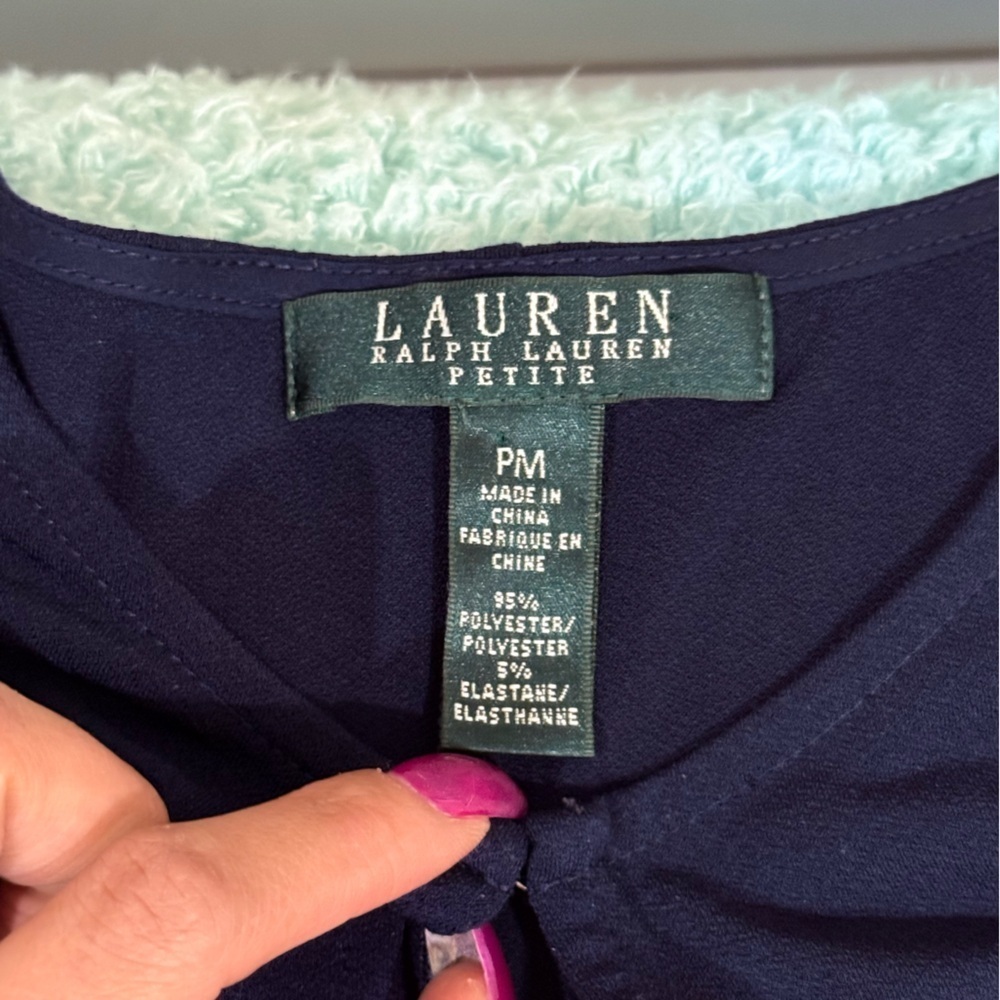 🔥Ralph Lauren Elegant Blue Women's Top🔥 - Picture 3 of 5